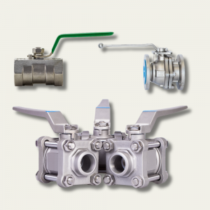 1, 2 and 3 Piece Ball Valve